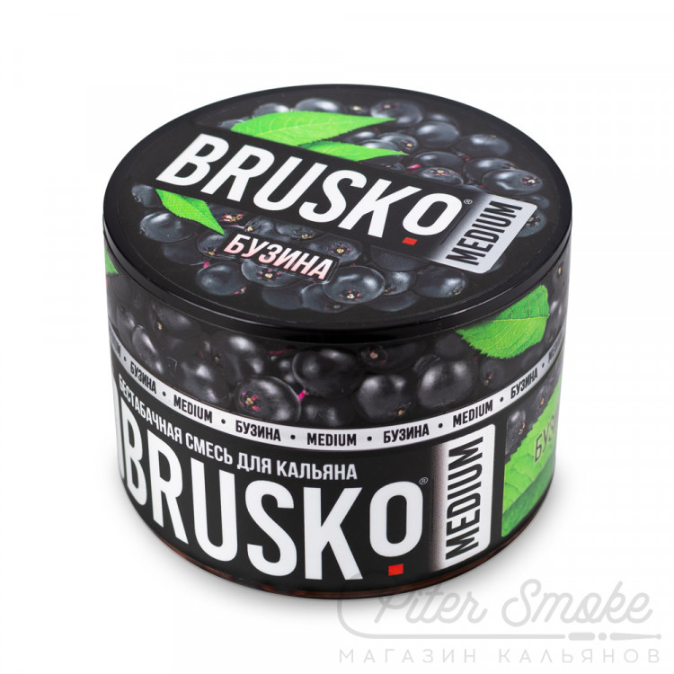 Бестабачная смесь BRUSKO Medium - Бузина 50 гр