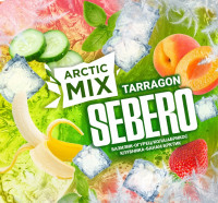 Табак Sebero Arctic Mix - Tarragon (Базилик-Огурец, Кола, Абрикос, Клубника-Банан, Арктик) 60 гр