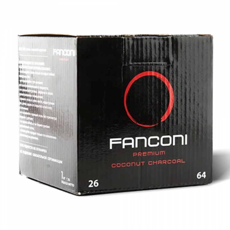 Уголь для кальяна Fanconi 64 шт (26 мм)